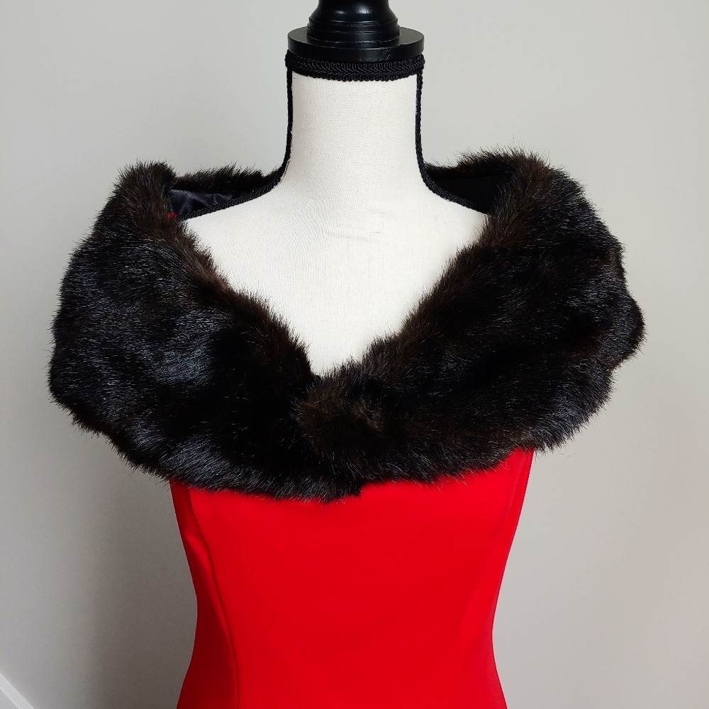 Vintage Faux Fur Shoulder Wrap